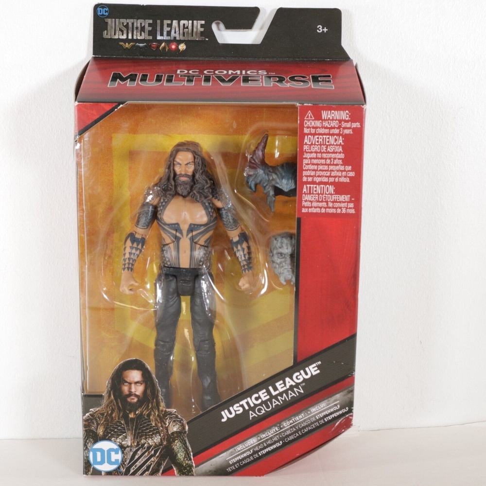 DC Multiverse Justice League Aquaman C&C Steppenwolf Head Mattel Snyder Cut